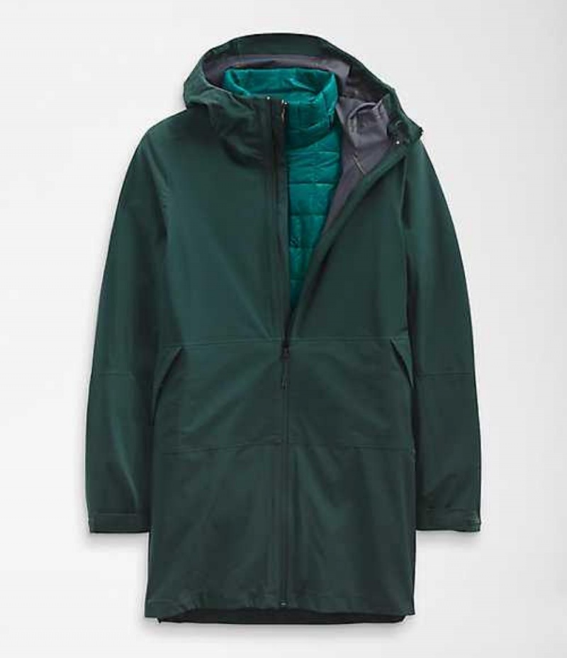 Parka The North Face ThermoBall™ Eco Damske Tmavo Zelene | 6204587-KE