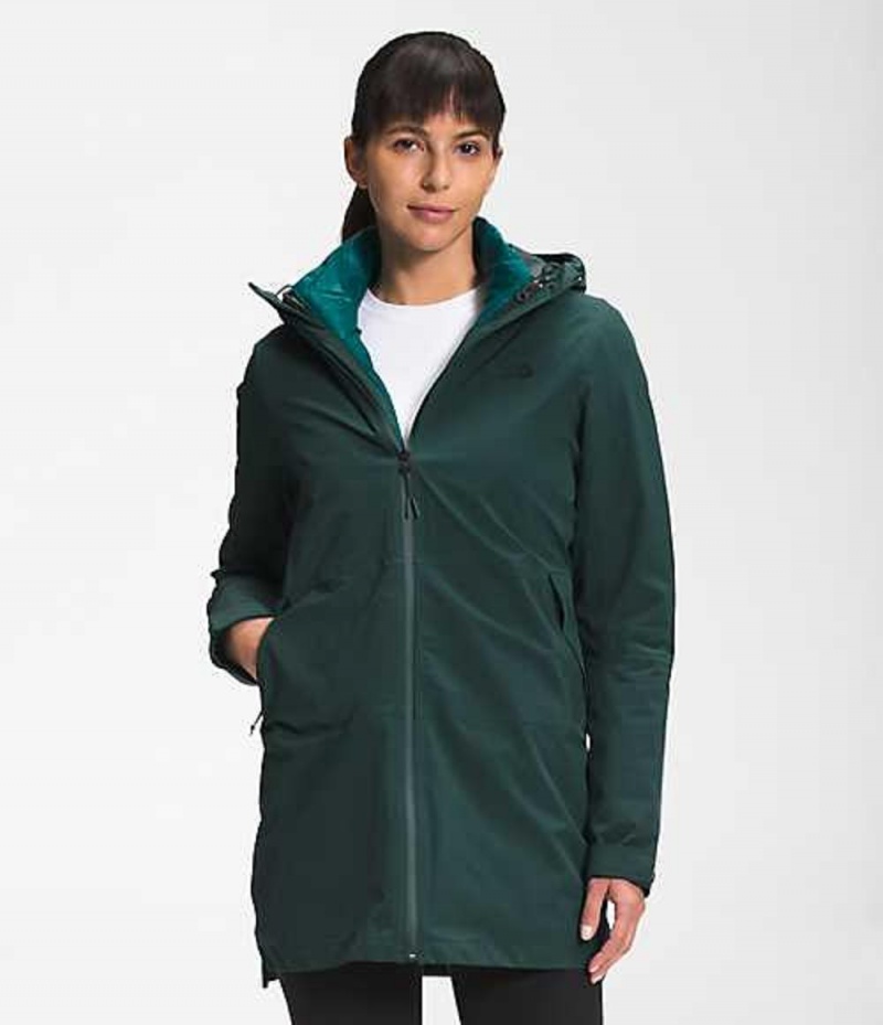 Parka The North Face ThermoBall™ Eco Damske Tmavo Zelene | 6204587-KE