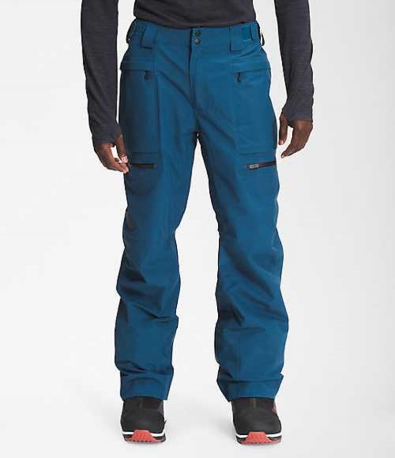 Snowboardové Nohavice The North Face Powderflo Futurelight™ Panske Modre | 8609154-GY