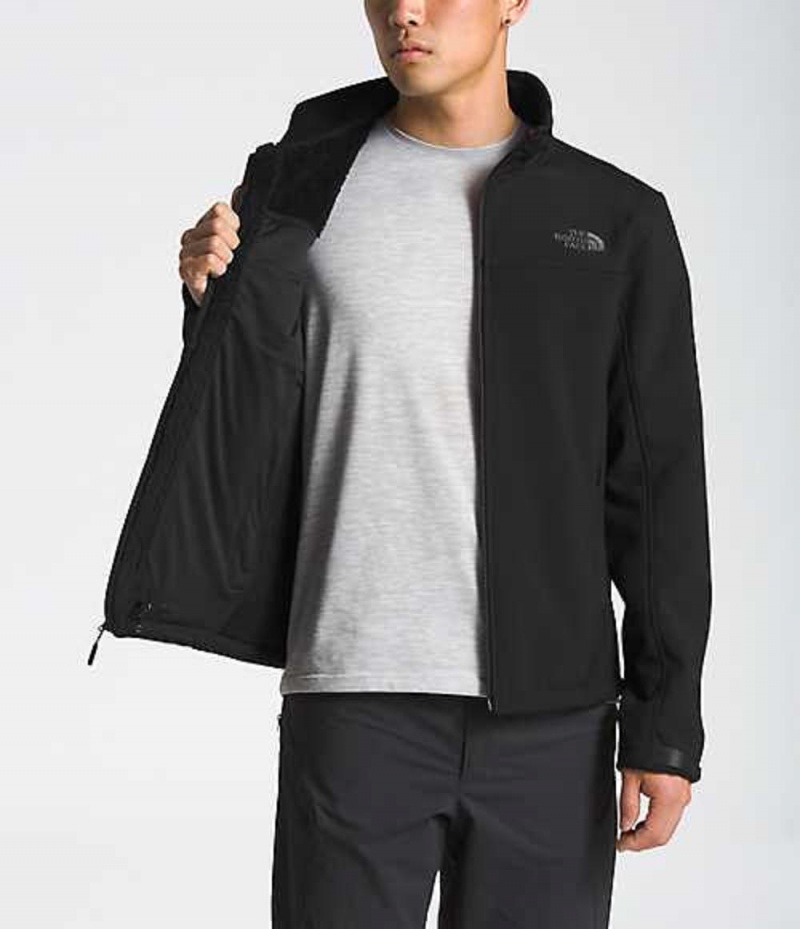 Softshellová Bunda The North Face Apex Chromium Thermal Panske Čierne | 6170583-PE