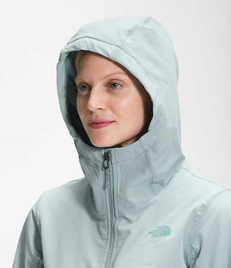 Softshellová Bunda The North Face Shelbe Raschel Damske Strieborne Modre | 0574931-DT