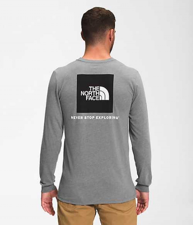 Tricko The North Face Box NSE Panske Siva Čierne | 3714598-TX