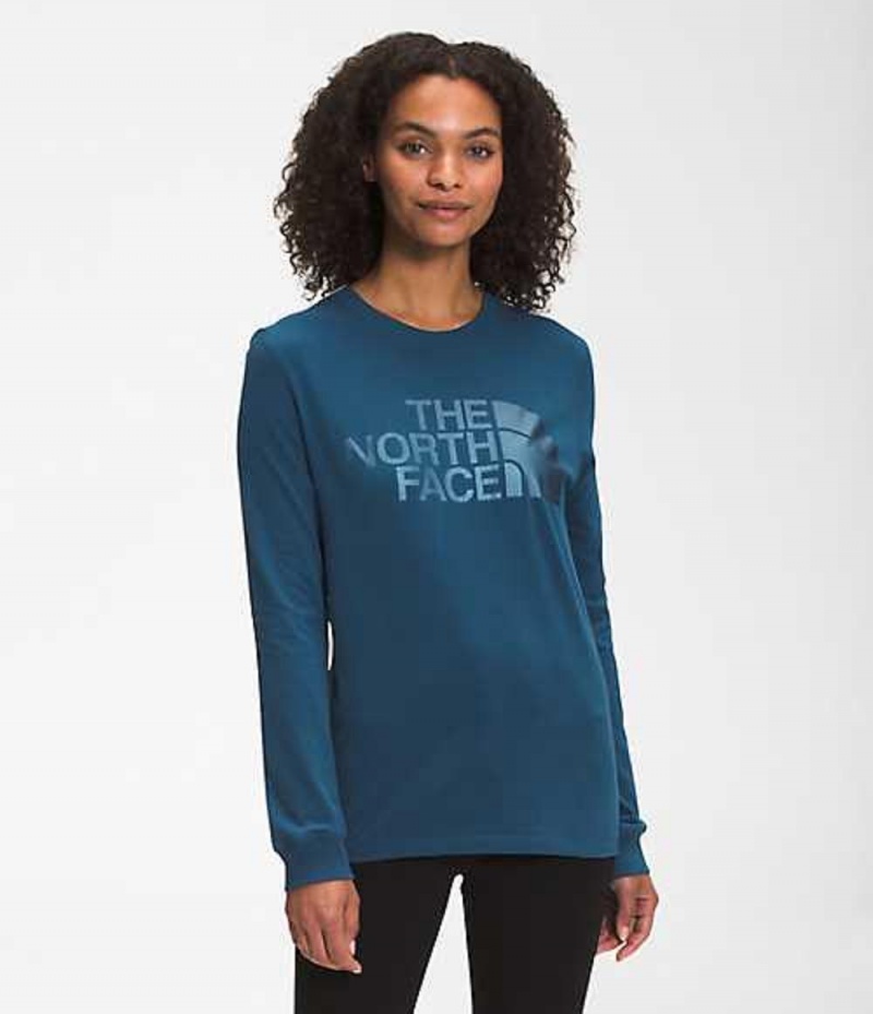 Tricko The North Face Half Dome Damske Modre | 0672841-FJ