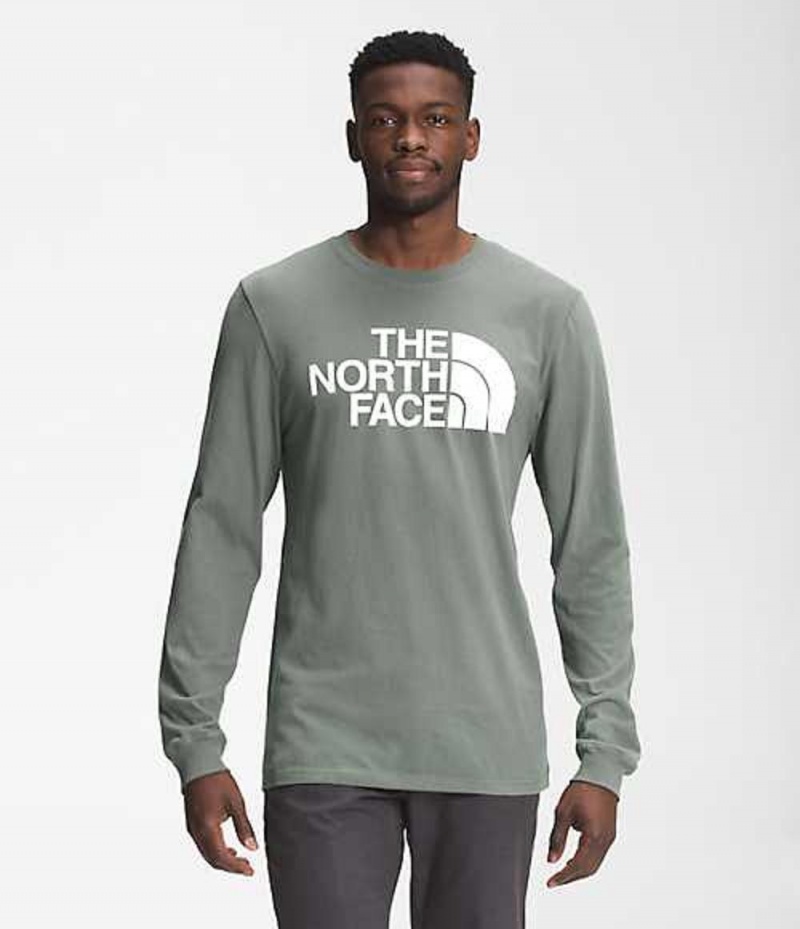 Tricko The North Face Half Dome Panske Zelene | 4915027-SL