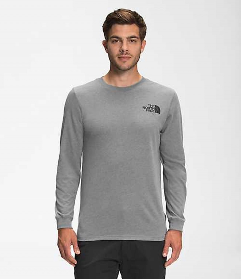 Tricko The North Face Walls Panske Siva | 7248603-WY